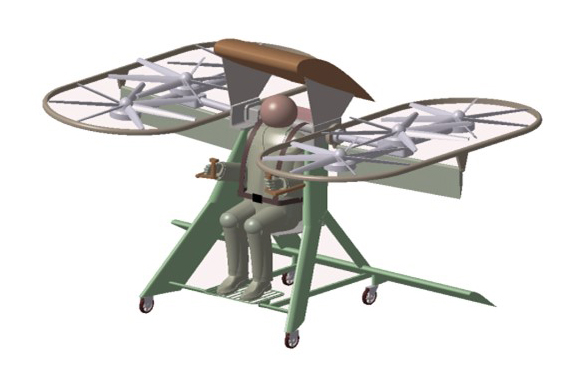Advanced Individual Propellerpack VTOL Aircraft (AIPVA) concept design Advanced Individual Propellerpack VTOL Aircraft (AIPVA) concept design